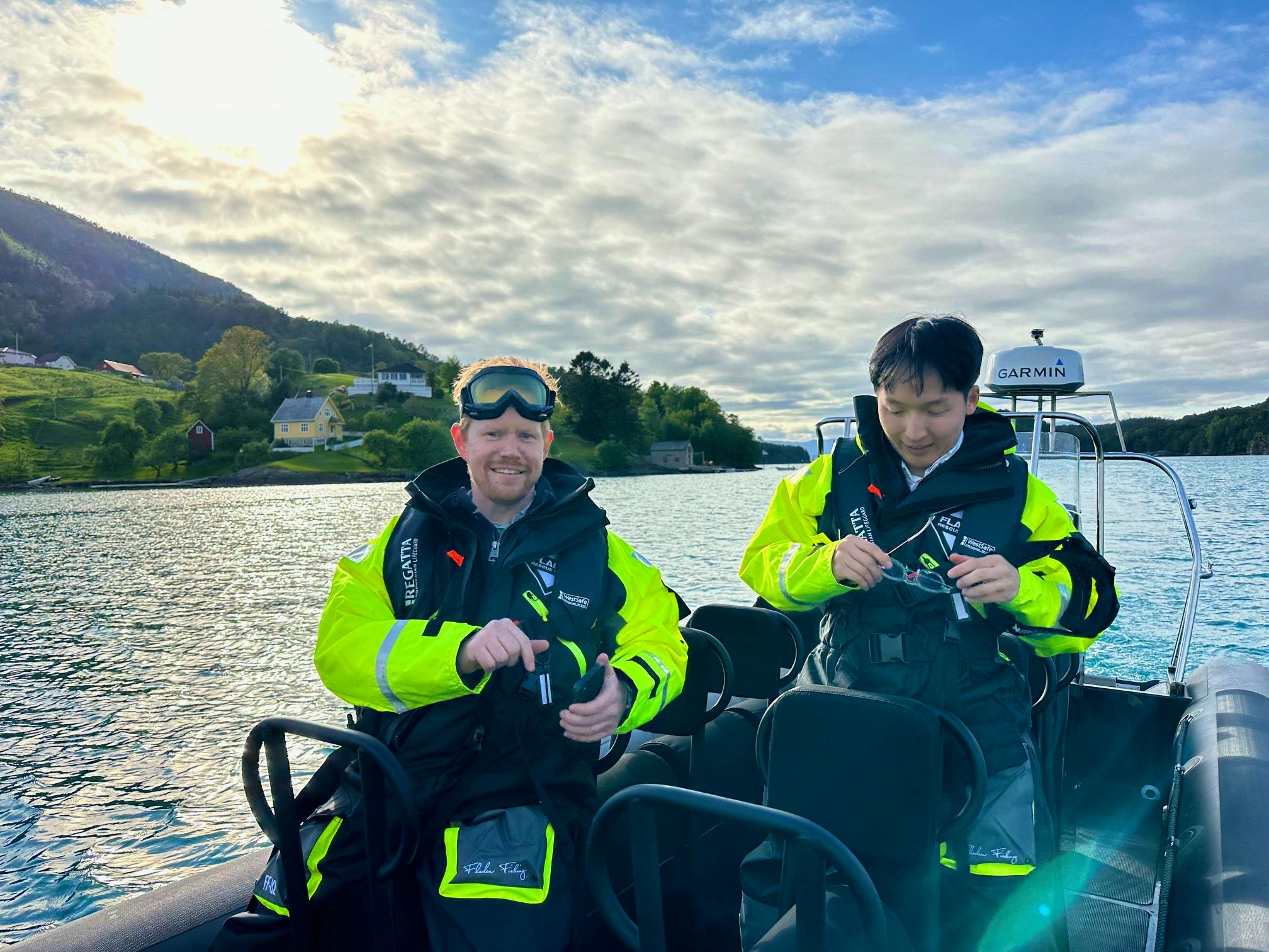 Høyhastighetsbevis - praktisk del: Båt