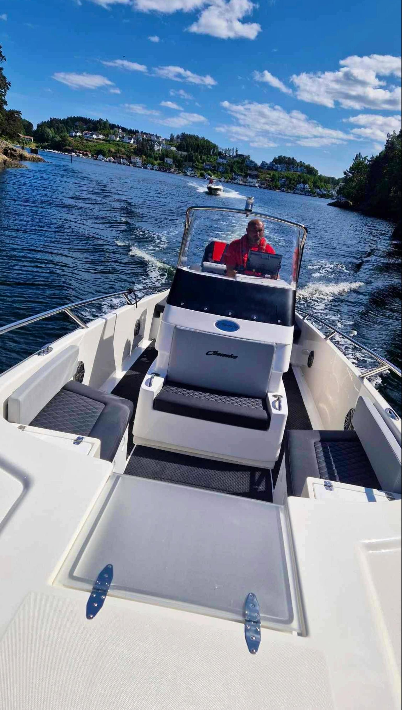 Høyhastighetsbevis - praktisk del: Båt