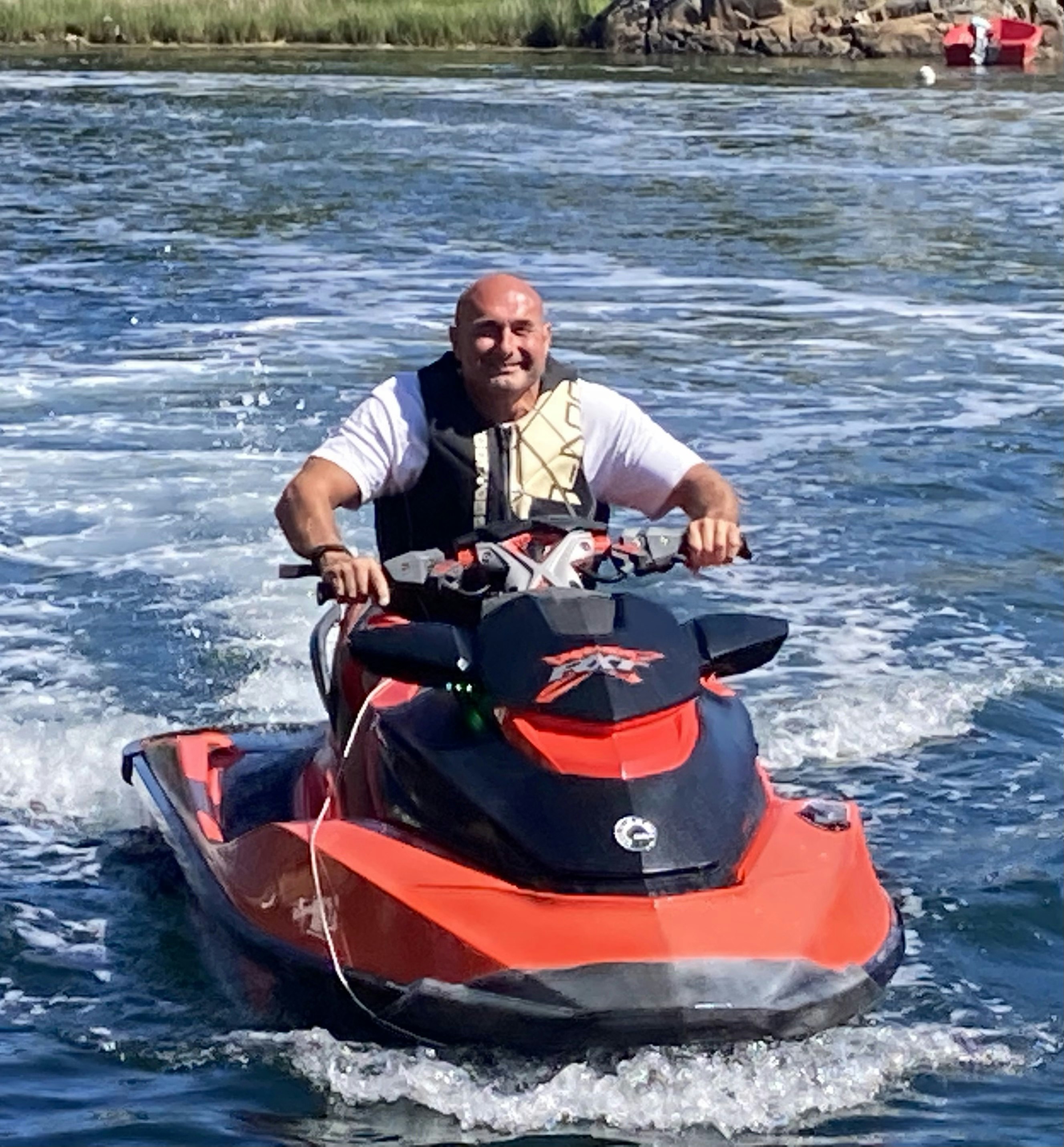 Høyhastighetsbevis - praktisk del: Vannscooter