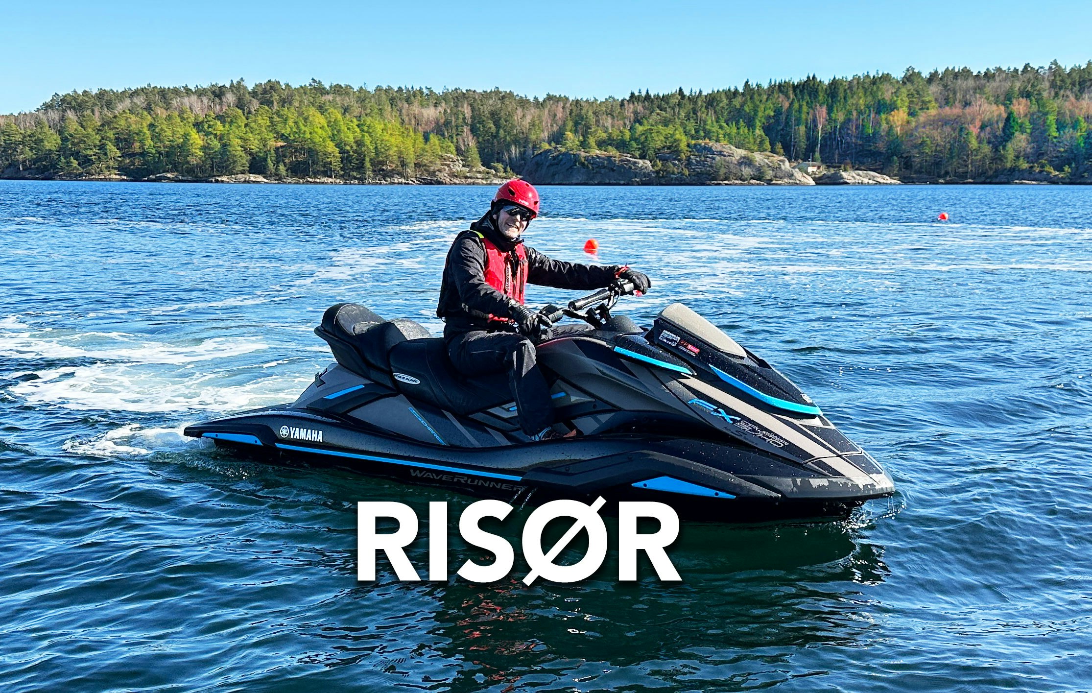 Høyhastighetsbevis - praktisk del: Vannscooter