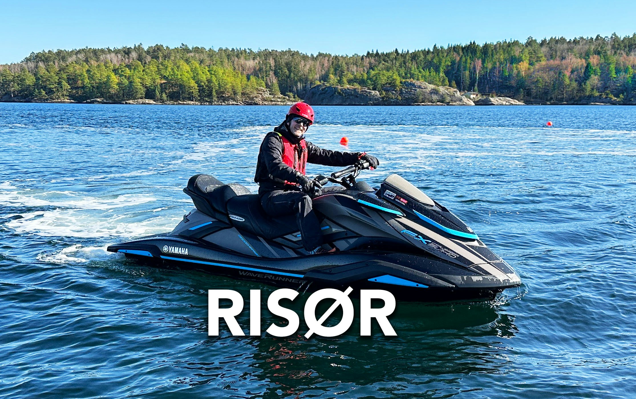 Høyhastighetsbevis - praktisk del: Vannscooter