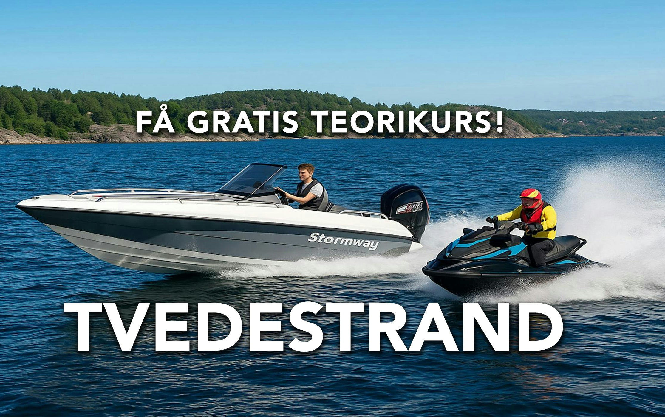 Høyhastighetsbevis. Samlet kurs Båt & Vannscooter