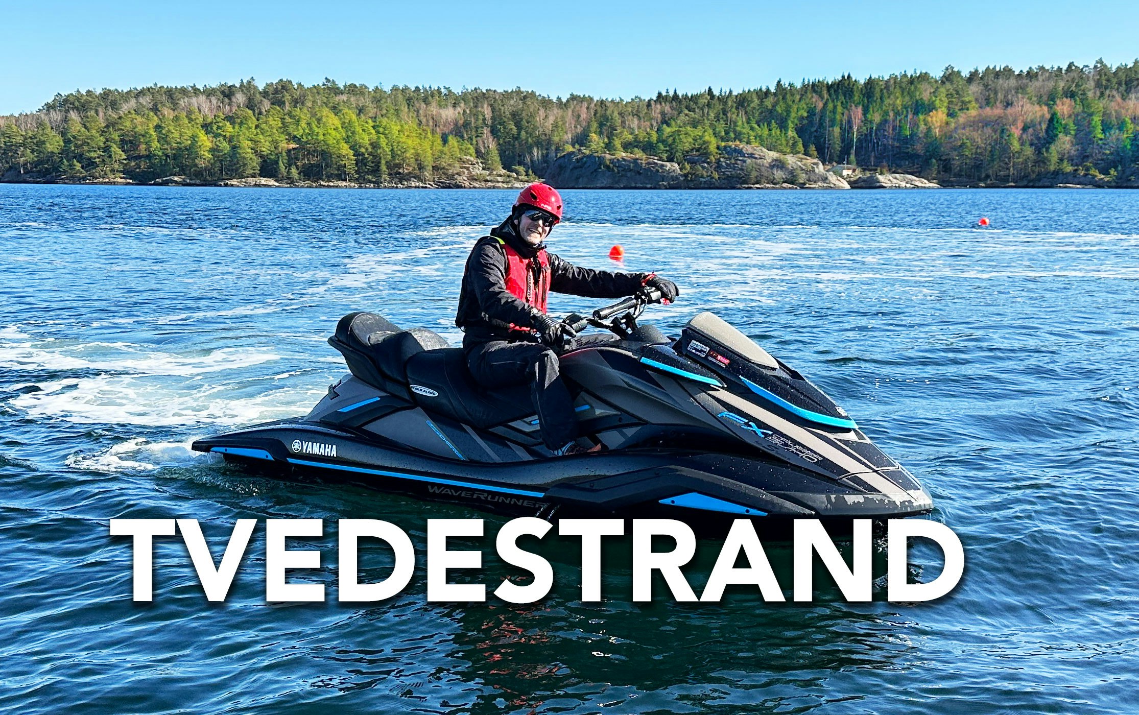 Høyhastighetsbevis - praktisk del: Vannscooter