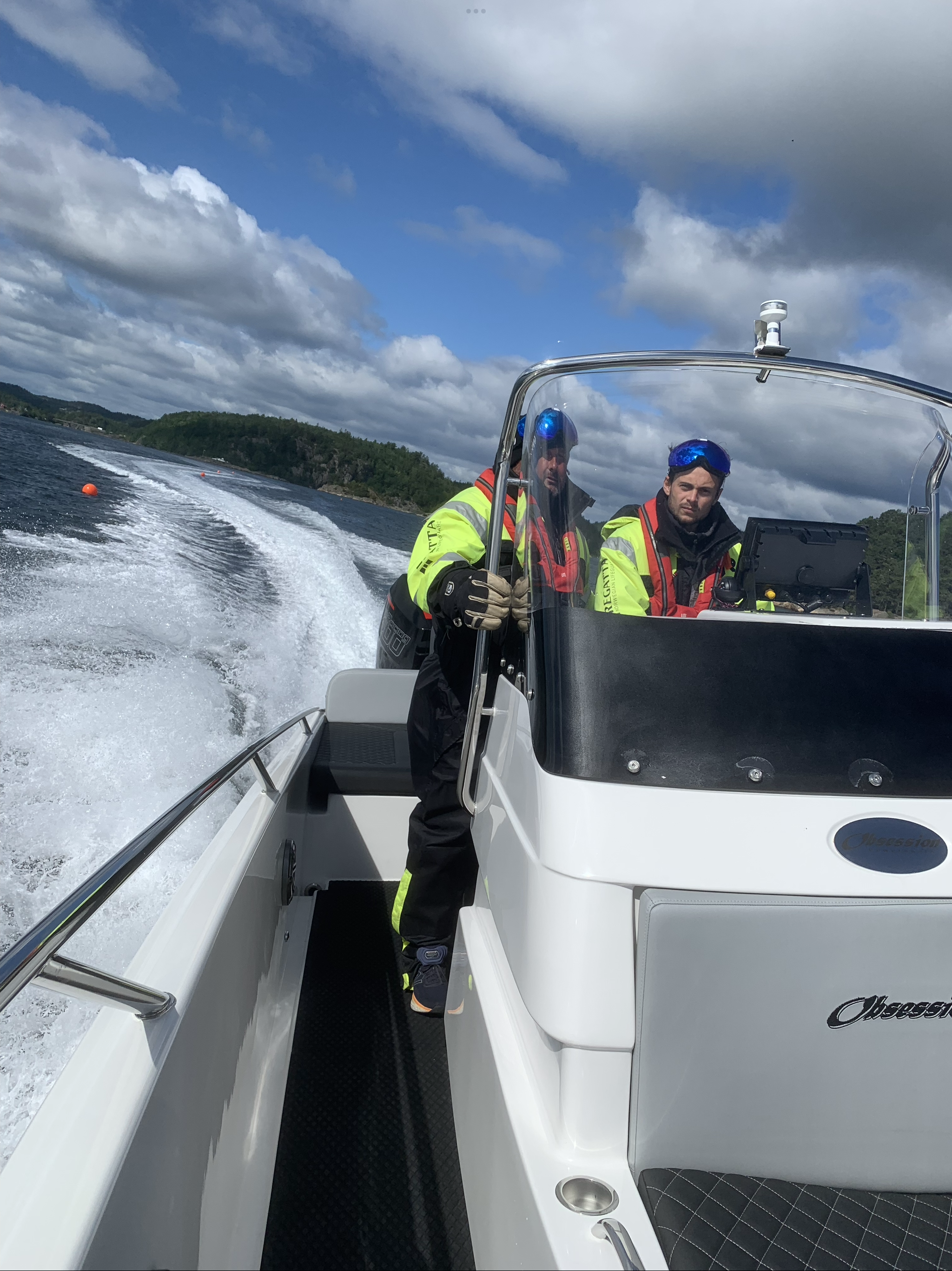 Høyhastighetsbevis - praktisk del: Båt