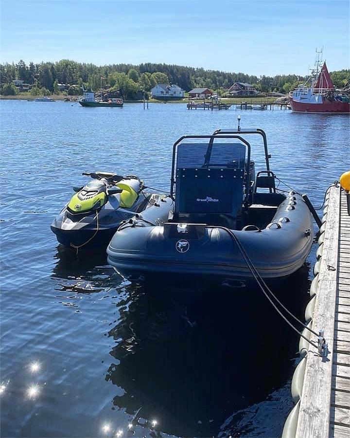 Høyhastighetsbevis - praktisk del: Vannscooter