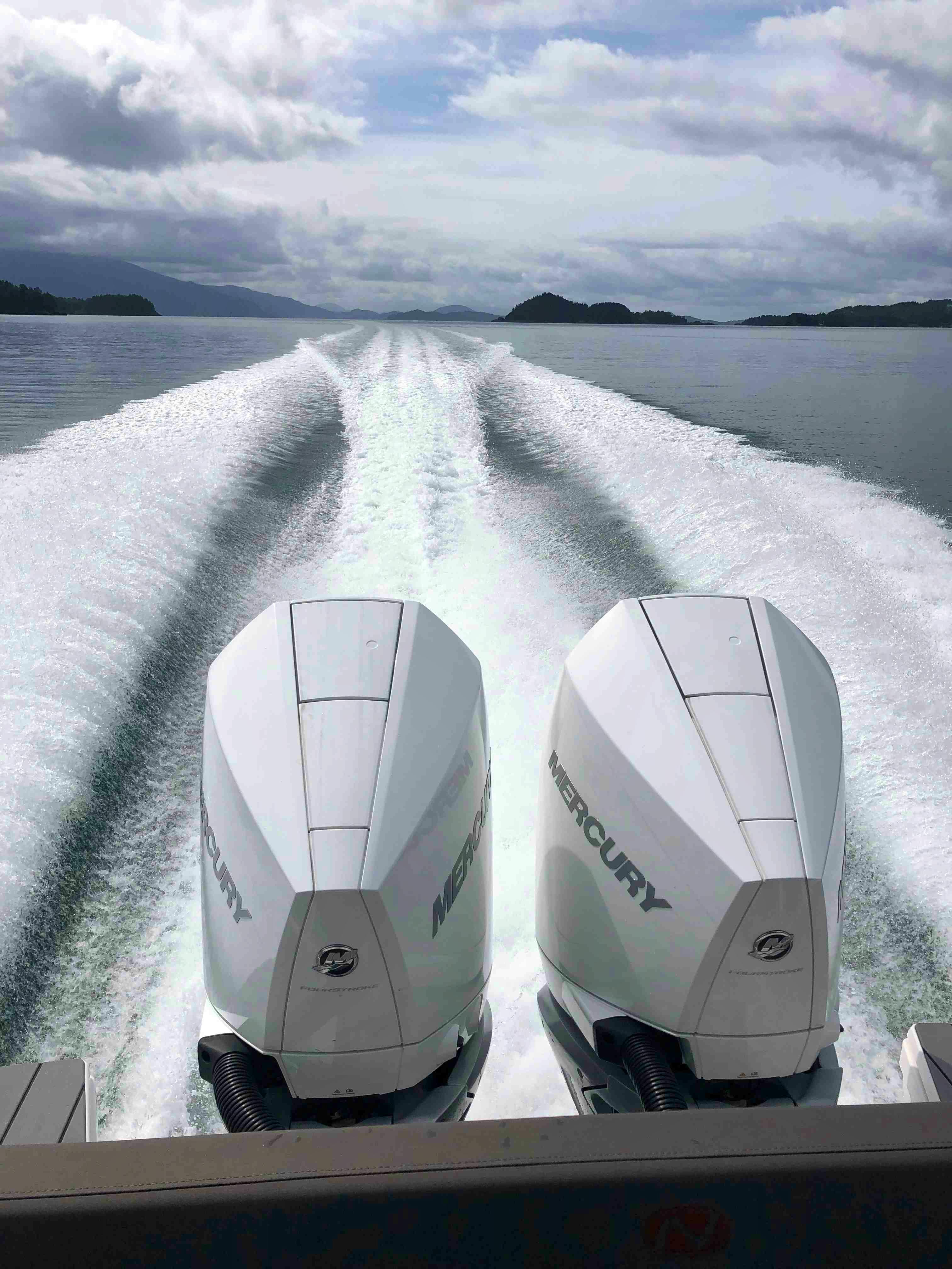 Høyhastighetsbevis - praktisk del: Båt