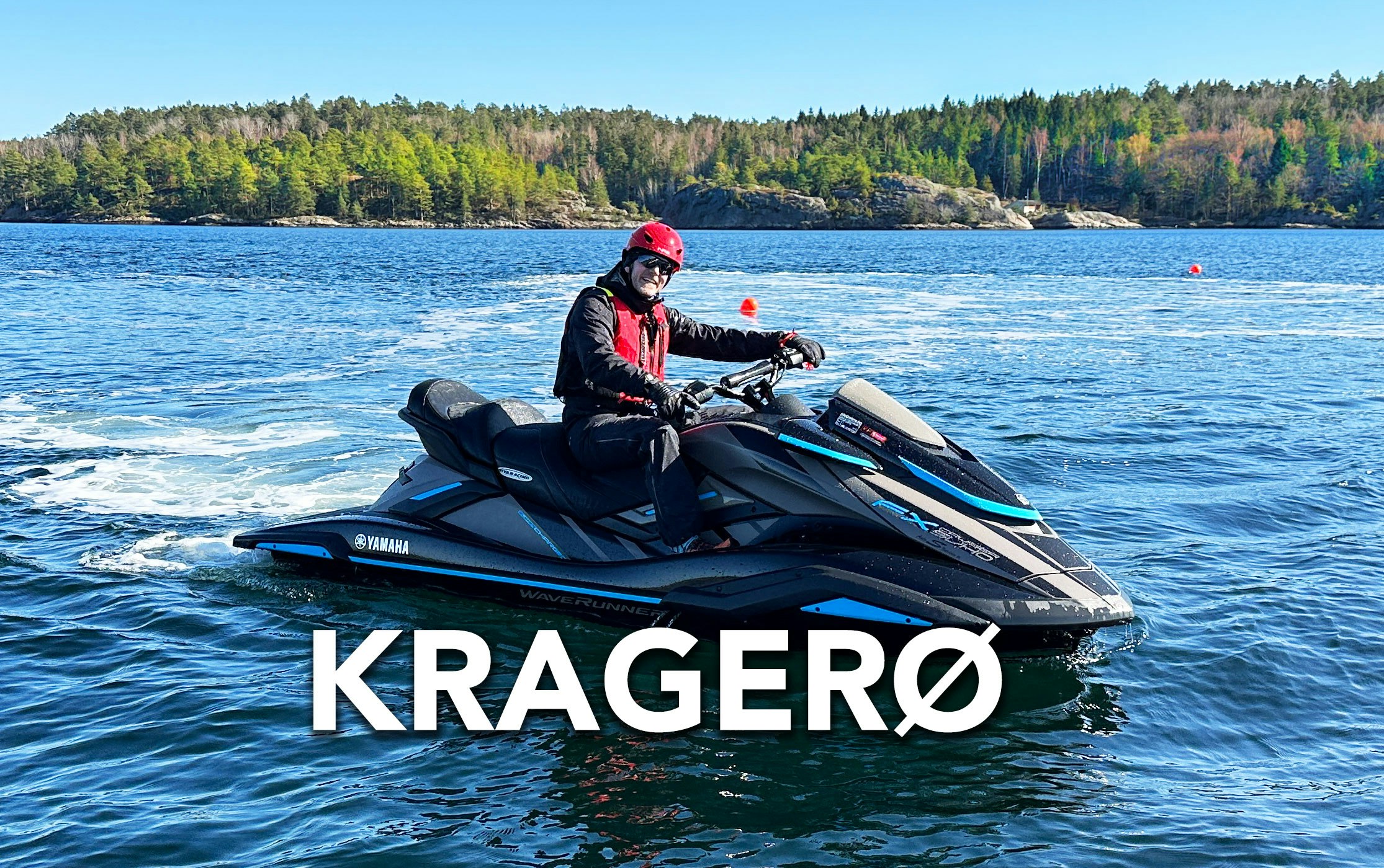 Høyhastighetsbevis - praktisk del: Vannscooter