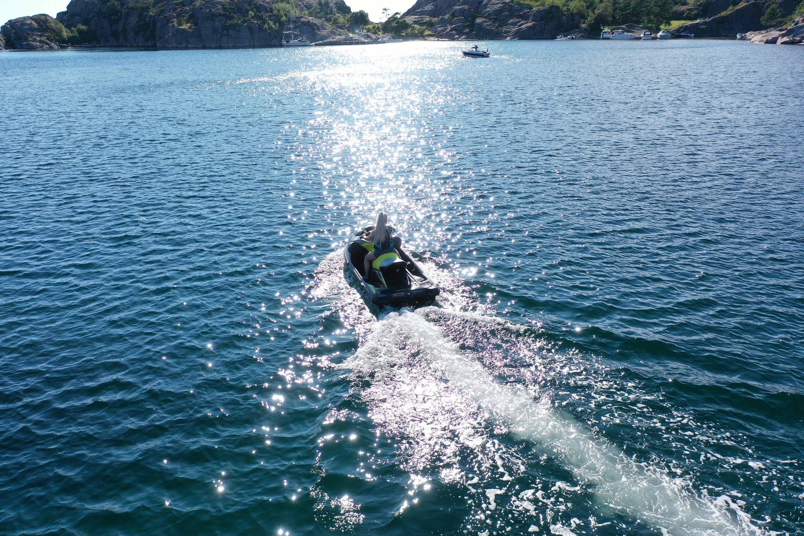 Høyhastighetsbevis - praktisk del: Vannscooter