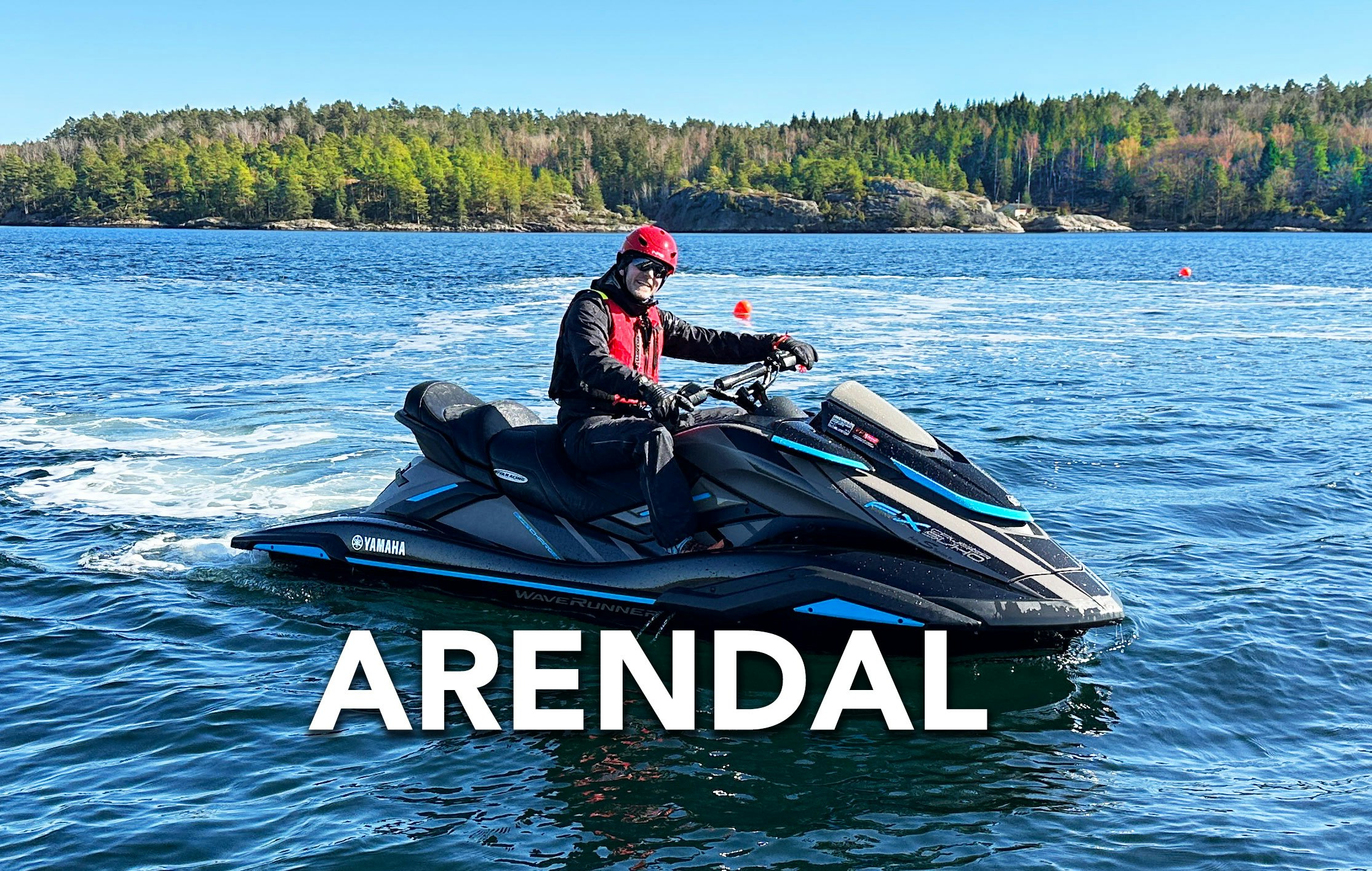 Høyhastighetsbevis - praktisk del: Vannscooter